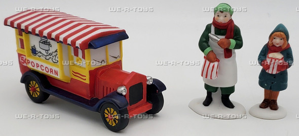 Department 56 Popcorn Vendor Set of 3 The Heritage Village Collection Figurines
