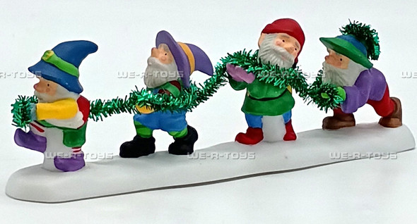 Department 56 North Pole Series Tangled in Tinsel Figurines 56708