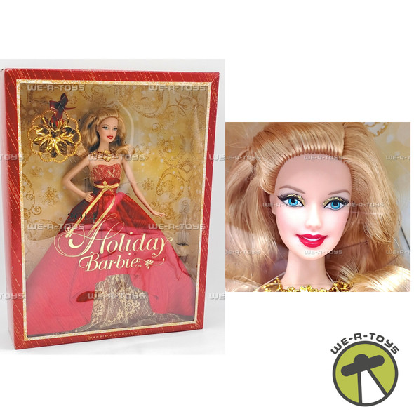 2014 Barbie Holiday Doll with Ornament Mattel BDH21