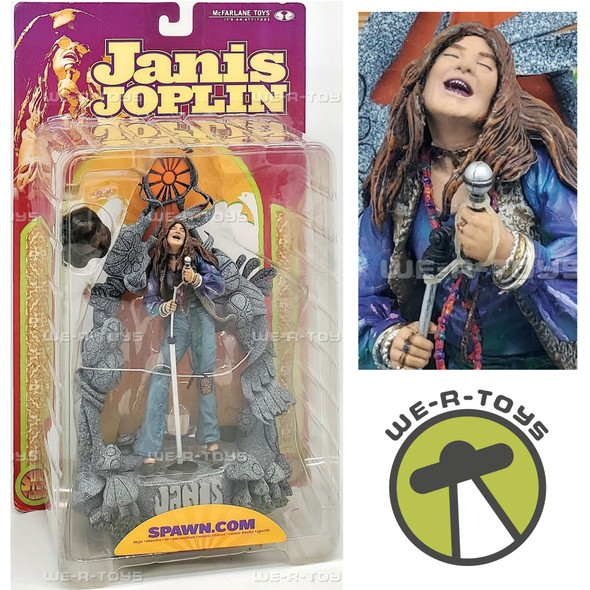 Janis Joplin Super Stage Figure 2000 McFarlane Toys 12150