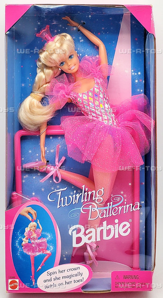 Twirling Ballerina Barbie Doll Bend and Move Body 1995 Mattel 15086