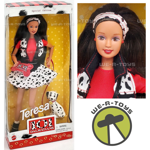 Disney 101 Dalmatians Teresa Friend of Barbie Doll 1997 Mattel 17602
