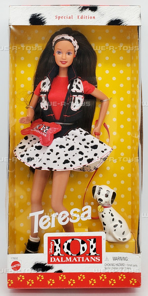 Disney 101 Dalmatians Teresa Friend of Barbie Doll 1997 Mattel 17602