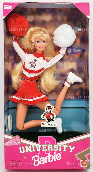 N.C. State University Barbie Doll 1996 Mattel 17194