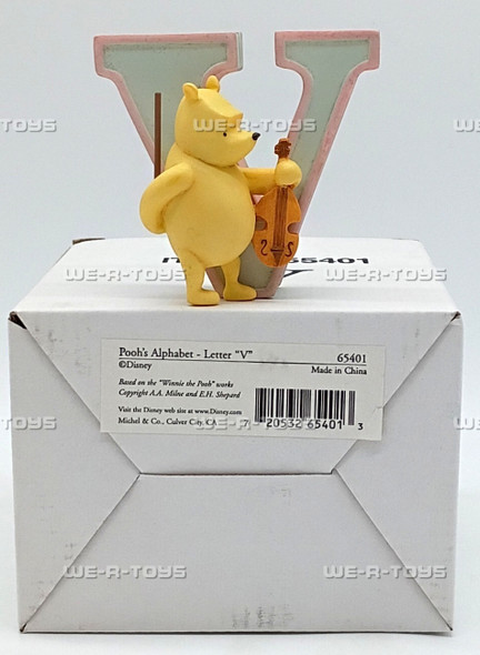 Winnie The Pooh Classic Pooh's Alphabet- Letter V Figurine Michel and Co.