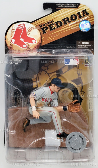 MLB Dustin Pedroia 15 Sports Picks Debut Figure 2009 McFarlane Toys 71393