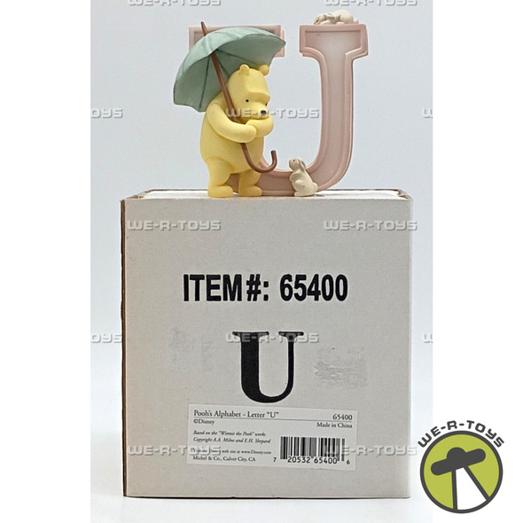 Winnie The Pooh Classic Pooh's Alphabet- Letter U Figurine Michel and Co.