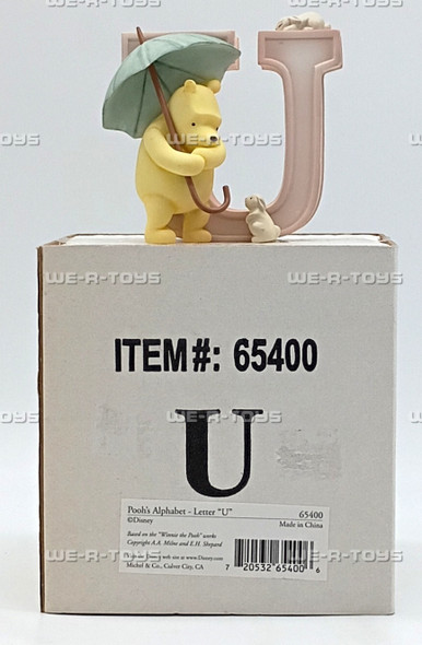 Winnie The Pooh Classic Pooh's Alphabet- Letter U Figurine Michel and Co.