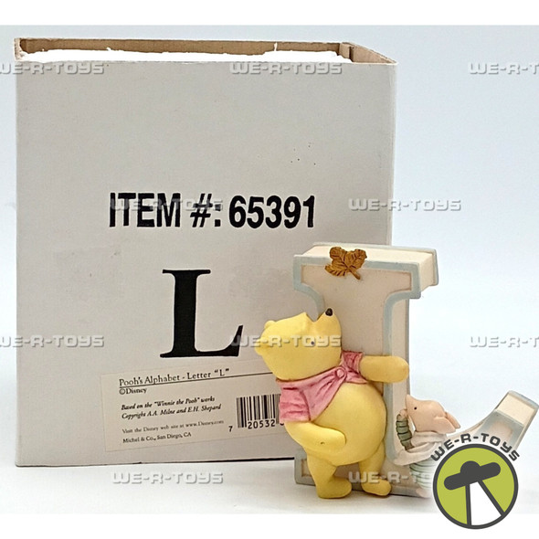 Winnie The Pooh Classic Pooh's Alphabet- Letter L Figurine Michel and Co.