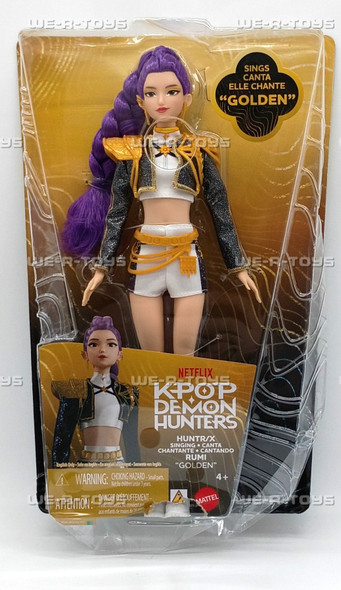 Kpop Demon Hunters HUNTR/X Rumi Golden Singing Doll