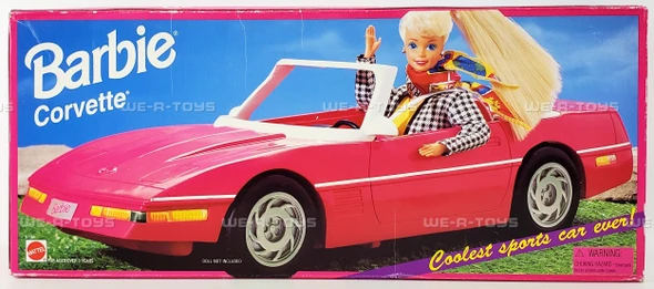 Barbie Corvette Vehicle Coolest Sports Car Ever 1995 Mattel 67164