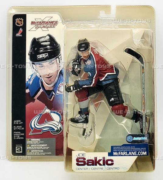McFarlane's SportsPicks NHL Joe Sakic 19 Center Colorado Avalanche Figure 70157