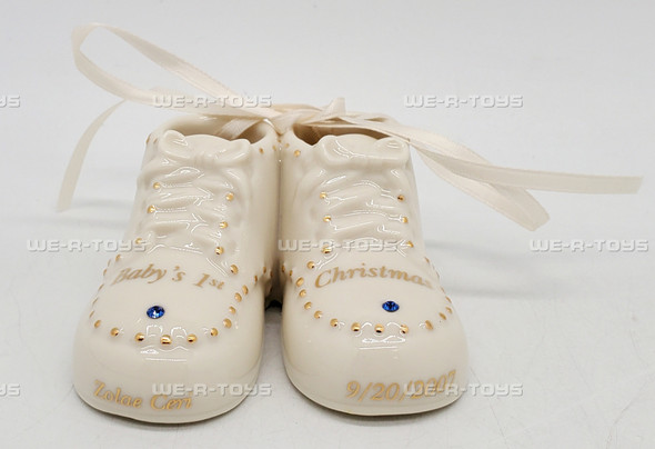 Lenox for the Holidays Personalized Baby's Steps Christmas Ornament 758573