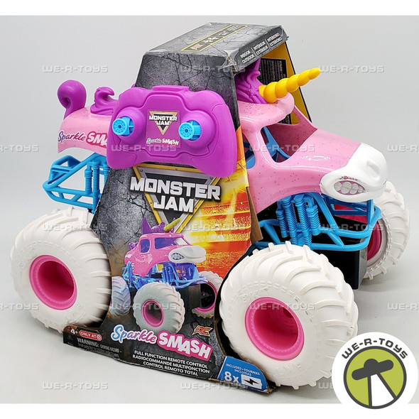 Monster Jam Sparkle Smash Remote Control Vehicle 2024 Spin Master 09784
