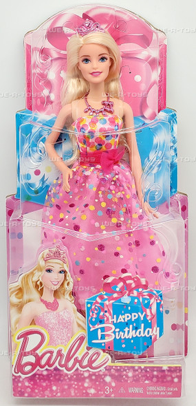 Happy Birthday Princess Barbie Doll 2014 Mattel CFF47