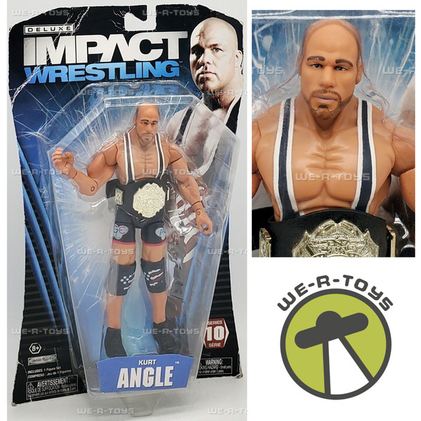 TNA Deluxe Impact Wrestling Kurt Angle Action Figure Jakks Pacific 28747
