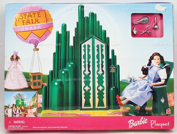 The Wizard of Oz Barbie Emerald City Playset 2000 Mattel 28361