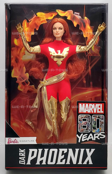 Dark Phoenix Barbie Signature Doll Marvel 80 Years 2019 Mattel GLJ54