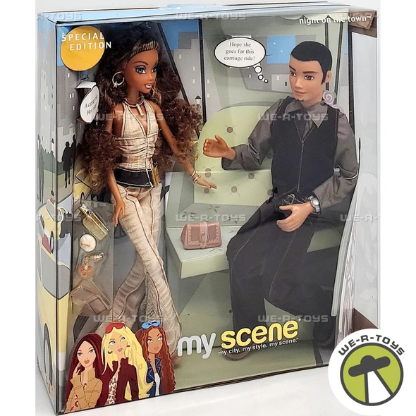 Barbie My Scene Night on the Town Madison and Sutton Doll Set 2003 Mattel B6709