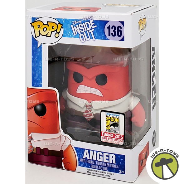 Disney Pixar Inside Out Anger 136 Vinyl Figure 05632