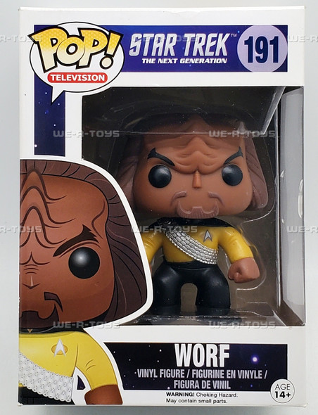 Funko POP Television Star Trek The Next Generation Worf 191 Vinyl FIgure