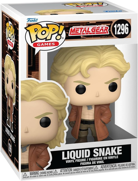 Funko Pop Metal Gear Solid Liquid Snake Vinyl Figure #1296