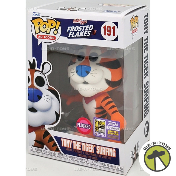 Funko POP Ad Icons Kellogg's Frosted Flakes Tony the Tiger Surfing 191 Figure