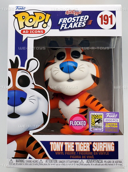 Funko POP Ad Icons Kellogg's Frosted Flakes Tony the Tiger Surfing 191 Figure