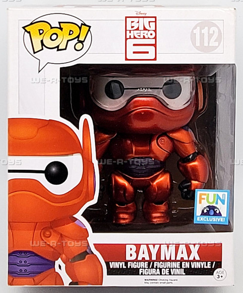 Funko POP Disney Big Hero 6 Baymax 112 Vinyl 6 Inch Figure