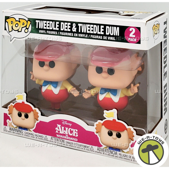 Funko POP Disney Alice in Wonderland Tweedle Dee and Tweedle Dum Figure 2 Pack