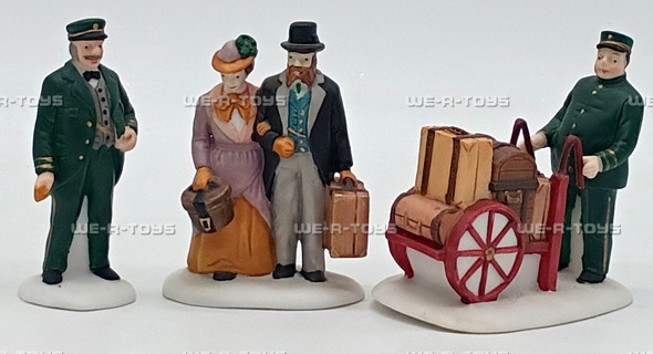 Department 56 Holiday Travelers Set of 3 Heritage Village Accessories 55719
