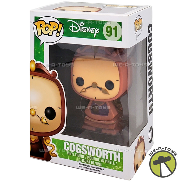 Funko POP Disney Beauty and the Beast Cogsworth 91 Vinyl Figure
