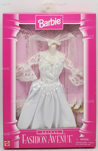 Barbie Fashion Avenue Bridal Gown Fashion Set 1996 Mattel 15897