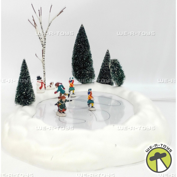 Department 56 Village Animated Skating Pond Village Accessories 522299