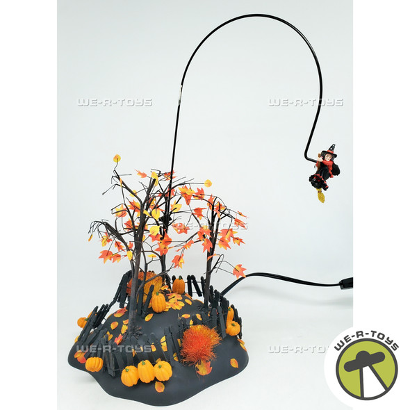 Department 56 Village Animated Up Up and Away Witch 52711