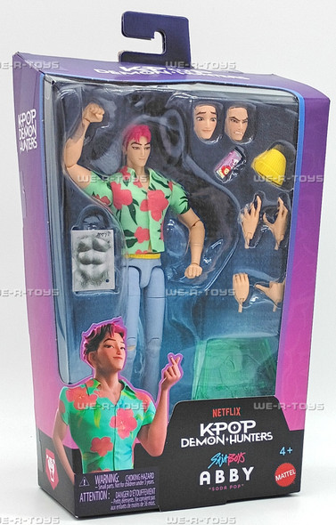 Kpop Demon Hunters Saja Boys Abby Soda Pop Action Figure JRY34