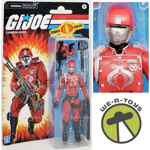 G.I. Joe Cobra Enemy Crimson Guard Action Figure 2022 Hasbro F4770