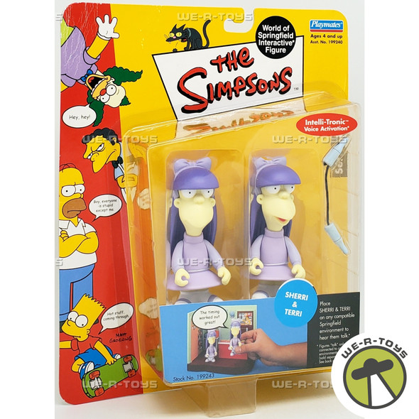 The Simpsons World of Springfield Sherri and Terri Interactive Figures 199243