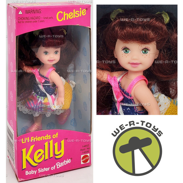 Chelsie Li'l Friends of Kelly Baby Sister of Barbie Doll 1995 Mattel 14852