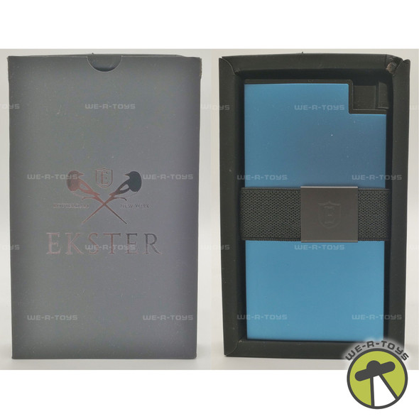 Ekster Aluminum Cardholder Wallet - Fits 12 Cards, Pacific Blue