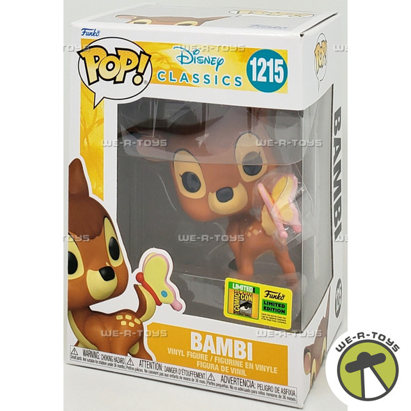 Funko POP Disney Classics Bambi 1215 Vinyl Figure 2022 SDCC