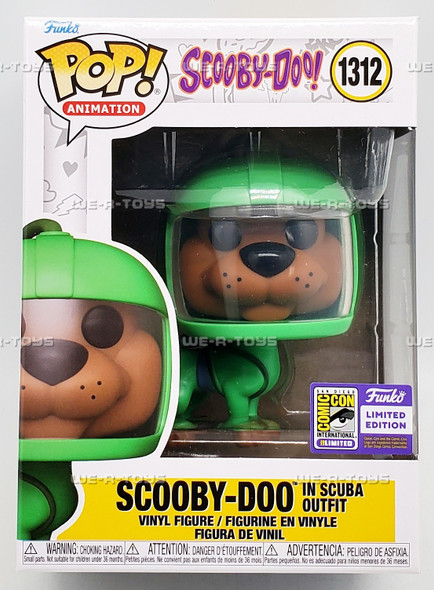Funko POP Animation Scooby-Doo in Scuba Outfit 1312 Vinyl Figure