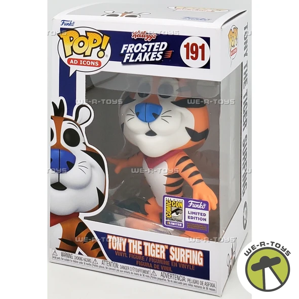 Funko POP Ad Icons Kellogg's Frosted Flakes Tony the Tiger Surfing 191 Figure