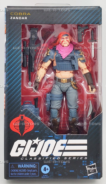 G.I. Joe Classified Series 146 Dreadnok Zandar Action Figure 2025 Hasbro G1065