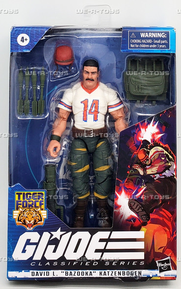 G.I. Joe Classified Series 54 Tiger Force David L. Bazooka Katzenbogen Figure