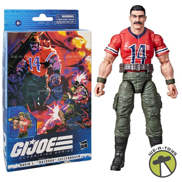 G.I. Joe Classified Series 62 David L Bazooka Katzenbogen Action Figure F4033