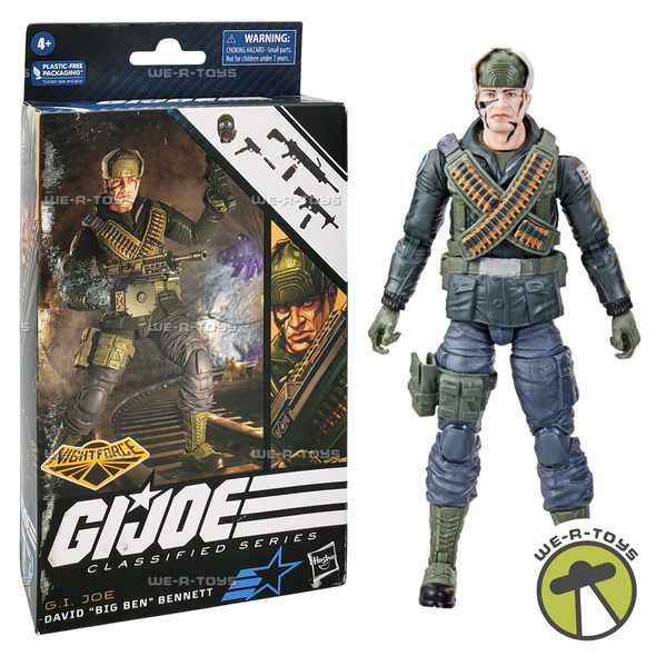 G.I. Joe Classified Nightforce David Big Ben Bennett Action Figure Hasbro F7737