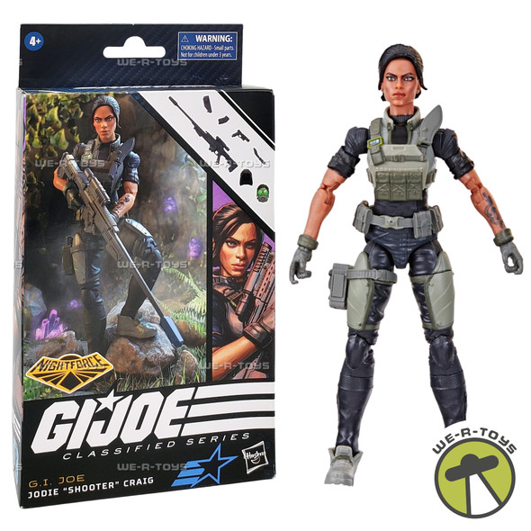 G.I. Joe Classified Series Nightforce Jodie Shooter Craig Action Figure F7738