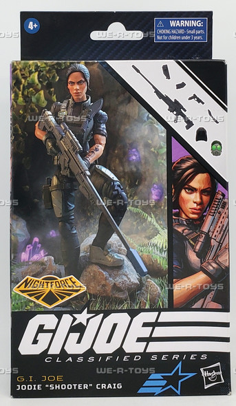 G.I. Joe Classified Series Nightforce Jodie Shooter Craig Action Figure F7738
