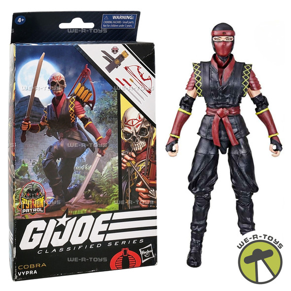 G.I. Joe Classified Series Python Patrol Cobra Vypra Action Figure Hasbro F7735